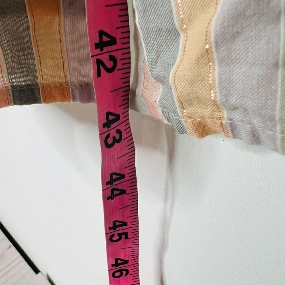 Lucky Brand Pastel Stripes Metallic MIDI Sundress - Picture 10 of 12